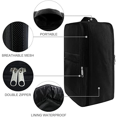 Caja de almacenamiento para zapatos de viaje y uso diario Madeira mapa bolsa organizador portátil impermeable hasta 12 yardas con doble cremallera 4 bolsillos