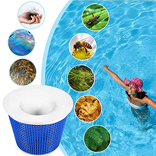 Calcetín de malla ultra fina para eliminar hojas, aceite, polen, cestas de piscina, filtros y ahorro para proteger tu piscina interior o sobre el suelo