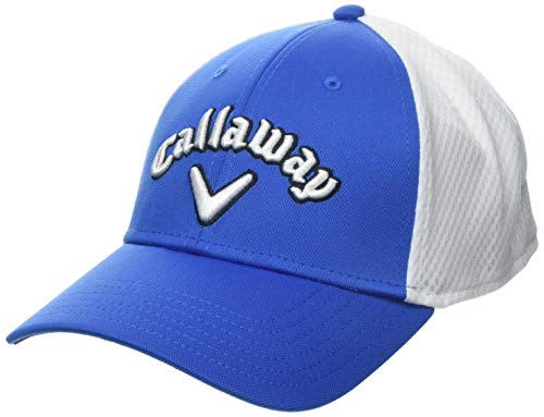Callaway 2019 Gorra Golf ajustada de malla Hombre, Azul (Azul Royal 5219366), Large (Tamaño del fabricante:L/XL)