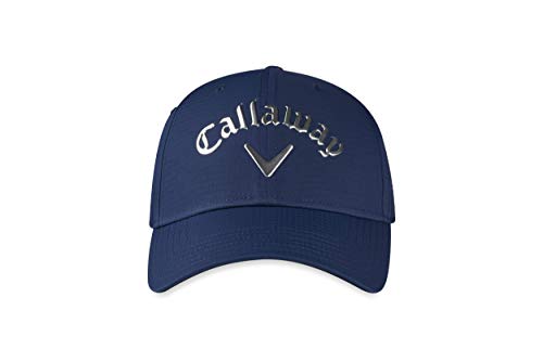 Callaway Liquid Metal 2020 Gorra Golf Unisex-Adult, Navy / Plata, Talla única