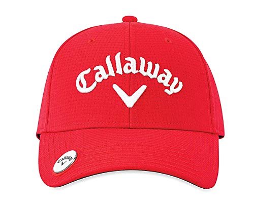 Callaway Stitch Magnet 2019 Gorra Golf Hombre, Rojo (Rojo 5219086), única