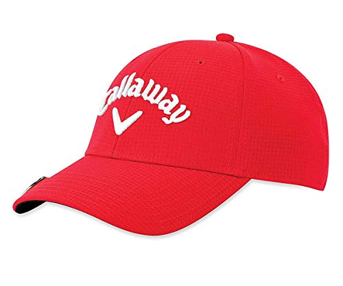 Callaway Stitch Magnet 2019 Gorra Golf Hombre, Rojo (Rojo 5219086), única