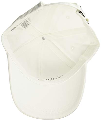 Calvin Klein CK Signature Side Logo BB Cap Gorra de béisbol, White, One Size para Mujer