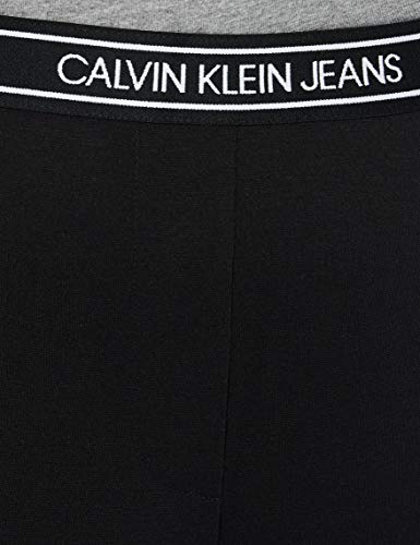 Calvin Klein Logo Elastic Milano Trouser Pantalones, CK Black, XL para Mujer