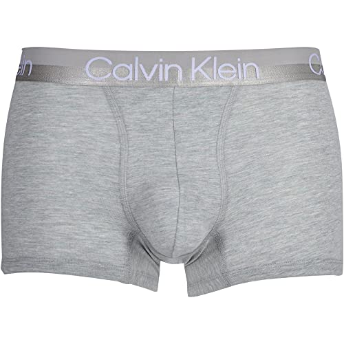 Calvin Klein Trunk 3Pk Bóxers, White/Black/Grey Heather, L (Pack de 3) para Hombre