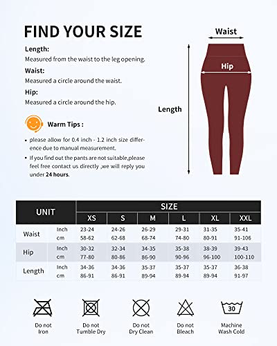 CAMBIVO Leggins Mujer, Mayas Deportivas Cintura Alta, Pantalón Mallas de Deporte para Yoga, Running, Fitness, Estiramiento, Pilates