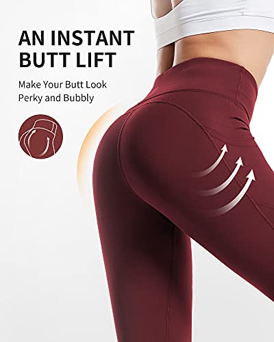 CAMBIVO Leggins Mujer, Mayas Deportivas Cintura Alta, Pantalón Mallas de Deporte para Yoga, Running, Fitness, Estiramiento, Pilates