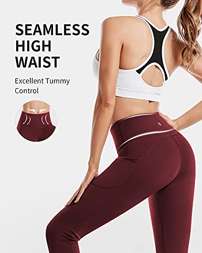 CAMBIVO Leggins Mujer, Mayas Deportivas Cintura Alta, Pantalón Mallas de Deporte para Yoga, Running, Fitness, Estiramiento, Pilates