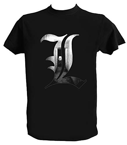 Camiseta Death Note Hombre Niño Ryuk Shinigami Light Yagami Anime Manga, Hombre - XS