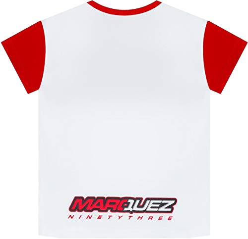 Camiseta Mangas AL por Mayor 93 MM93 - Niño - Blanco - 8/9 años