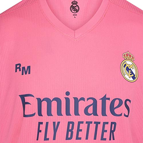 Camiseta Oficial del Real Madrid para Hombre, 2020/2021, Manga Corta, para Entrenamiento de fútbol - Primera, Segunda y Tercera