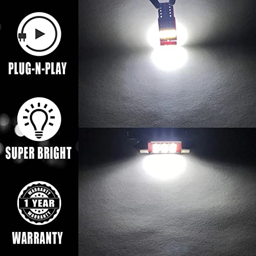 Canbus - Kit de Luces LED para Maletero con Mapa Interior, sin Errores, Accesorios de iluminación para Coche, para Ford Ranger 1989-2017 2018 2019 2020 1989-1992 4 Piezas Azul Hielo