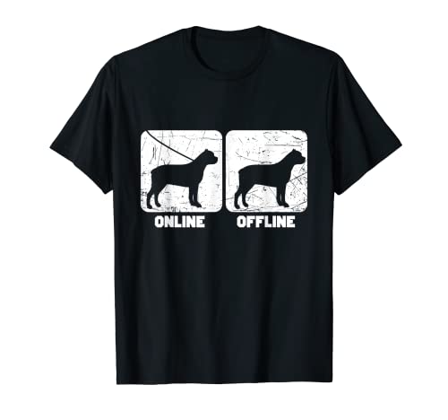 Cane Corso Giftidea Offline Online Italiano Mastiff Dog Camiseta