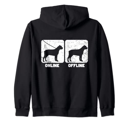 Cane Corso Giftidea Offline Online Italiano Mastiff Dog Sudadera con Capucha