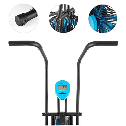 CapitalSports Stormstrike - Eliptica, Bicicleta eliptica hasta 120 kg, Eliptica para casa con Pantalla integrada, Altura sillín Regulable 7 Niveles, Entrenamiento Dual (Piernas y Brazos), Antracita