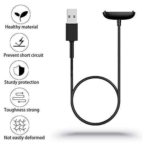 Cargador Cable de Carga para Fitbit Ace 3/Inspire 2, Weideworld Cable de Carga USB, Daptador de Cargador Clip de Carga, 1M