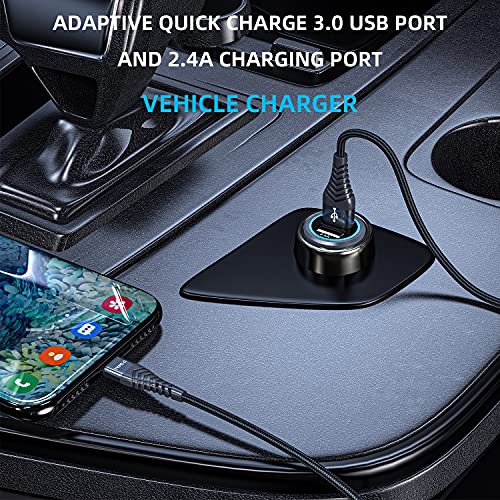 Cargador Coche Carga Rapida Para Samsung A52 A51 A71 5G A50 A40 A70 A80 A90 5G A20e A20s A30S M20 M30S M51,Galaxy A21s A41,Oneplus 7T 7 6 6T,2 Usb Puertos:Quick Charge 3.0+2.4A 30W+1M USB Tipo C Cable