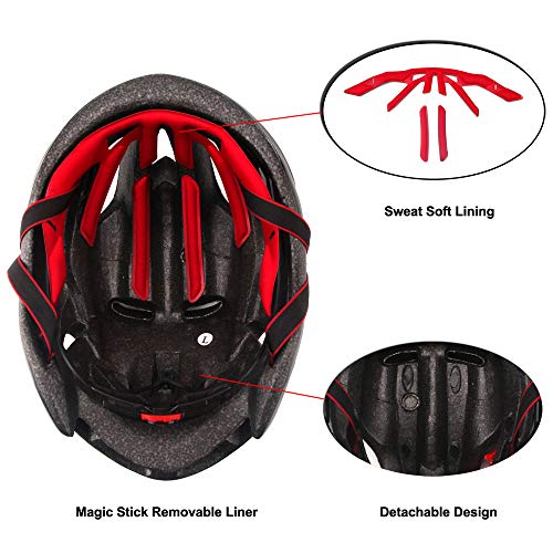 Casco Bicicleta YDHWWSH Triatlón Ciclismo Ciclismo Casco Ultraligero Carretera Carrera Bicicleta Adulto Protector Aero Bicicleta Cascos Equipo Mujeres Tapas De Seguridad 55-62cm