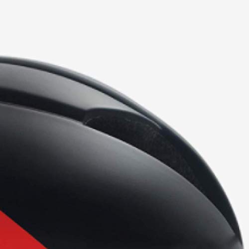 Casco Casco Casco contrarreloj Ciclismo Casco para Hombres Mujeres Gafas Carrera Casco de Bicicleta de Carretera con Lente Equipo de Bicicleta Black Red 1 Lens