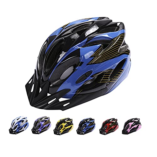 Casco de Bicicleta, Montaña Casco de Bicicleta para Adultos Ajustable con Visera Extraíble para Bicicleta MTB City Specialized Casco de Bicicleta Todoterreno Casco de Bicicleta para Hombres y Mujeres