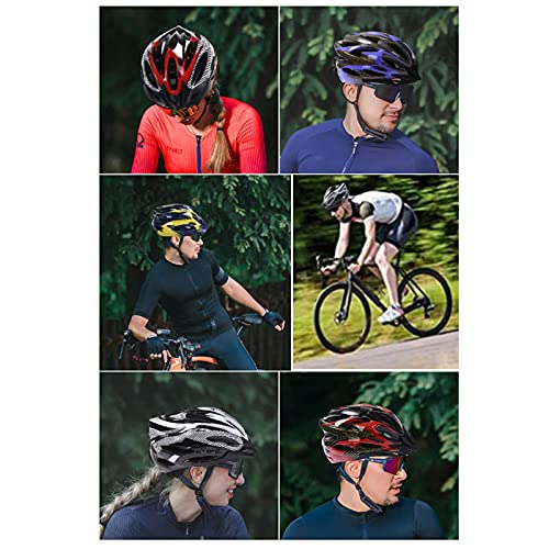 Casco de Bicicleta, Montaña Casco de Bicicleta para Adultos Ajustable con Visera Extraíble para Bicicleta MTB City Specialized Casco de Bicicleta Todoterreno Casco de Bicicleta para Hombres y Mujeres