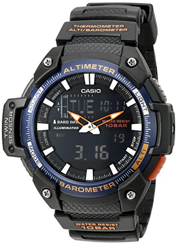 Casio Reloj analógico Digital para Hombre SGW-450H-2BCF con Sensor Gemelo