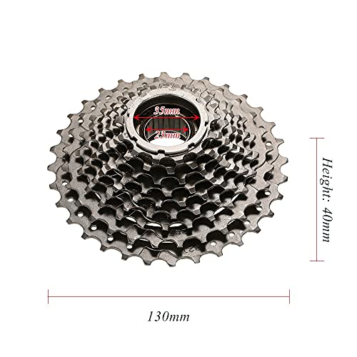 Cassettes Y PiñOnes Cassette de acero roscado 9 velocidad 13-32T Rueda libre rueda volante Piezas de bicicleta Mtb Piezas de repuesto de la rueda libre de la bici de la carretera de montaña Rueda Libr