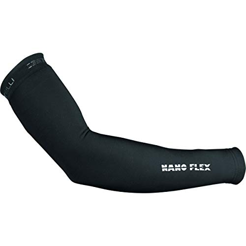 castelli Nano Flex 3G Armwarmer Calentadores, Unisex Adulto, Negro, X-Large