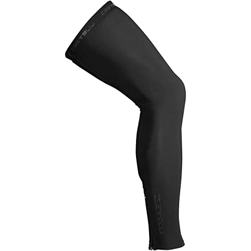 castelli Thermoflex 2 Legwarmer, Calentadores Unisex - Adulto, Black, S