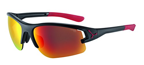 Cébé Across Gafas, Hombre, Negro/Rojo (Mate), L