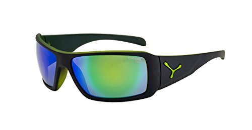 Cébé Utopy Gafas, Unisex Adulto, Multicolor (Matt Black Green), L