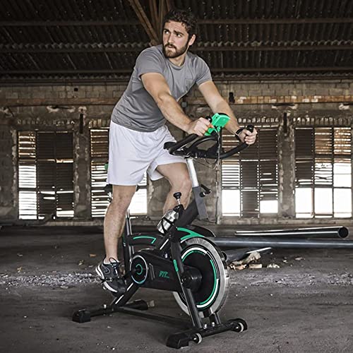 Cecotec Bicicleta Spinning Estática con Volante de Inercia de 25 Kg Extreme 25. Sistema Silence Fit, Pulsómetro, Manillar y Sillín Regulable, Pantalla LCD, Ruedas, Peso máximo 120 Kg