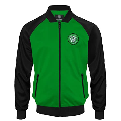 Celtic FC - Chaqueta de Entrenamiento Oficial - para Hombre - Estilo Retro - Grande