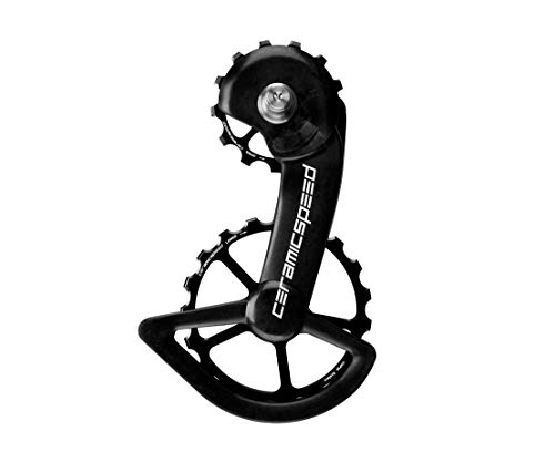 CERAMICSPEED OSPW Shimano DA9100-ULT8000 Black Coated, Adultos Unisex, Negro, ESTANDAR