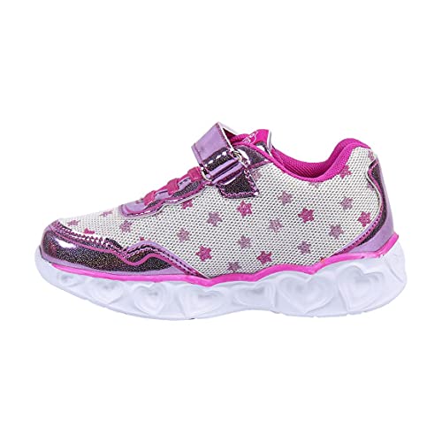 CERDÁ LIFE'S LITTLE MOMENTS, Zapatillas con Luces Niña de Peppa Pig-Licencia Oficial Nickelodeon Niñas, Rosa, 23 EU