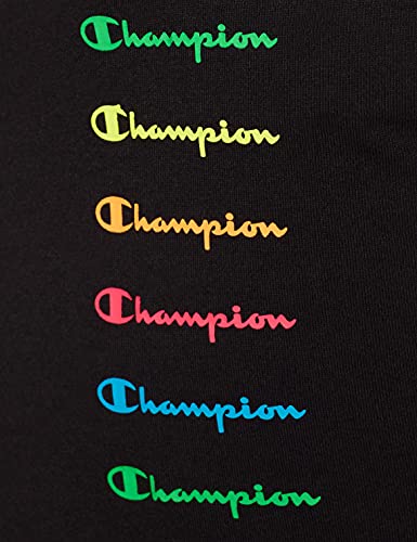 Champion Seasonal Graphic Gallery Shorts Pantalones Cortos Cargo, Black, XL para Mujer