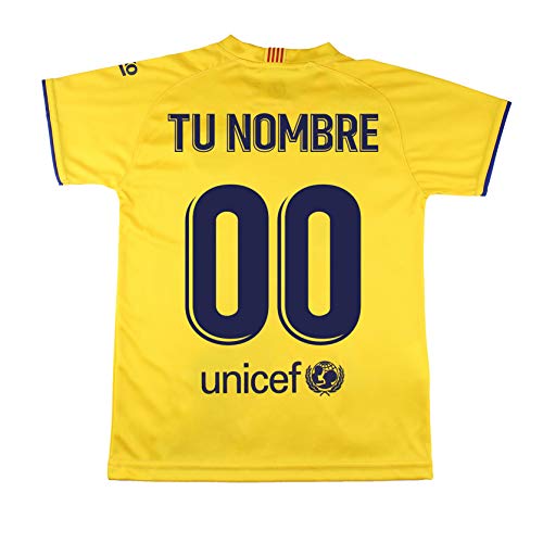 Champion's City Camiseta - Personalizable - Adulto Segunda Equipación - FC Barcelona - Réplica Autorizada