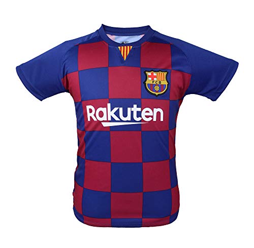 Champion's City Conjunto Completo Infantil - Messi - 10 - FC Barcelona Réplica Oficial Licenciado de la Primera Equipación Temporada 2019-2020 (6 Años)