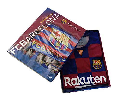 Champion's City Conjunto Completo Infantil - Messi - 10 - FC Barcelona Réplica Oficial Licenciado de la Primera Equipación Temporada 2019-2020 (6 Años)