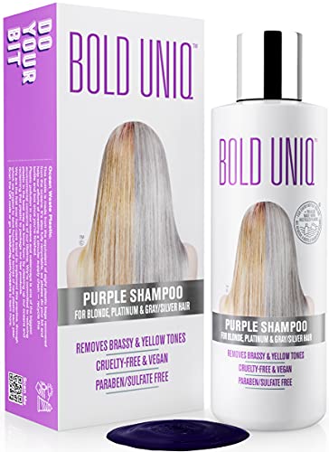 Champú Matizador Rubio con Pigmentos Violetas Para Conseguir Tonos Plateados - Adiós al Amarillo: Revitaliza el Cabello Rubio Teñido, Decolorado y con Mechas - Sin Sulfatos - 237 ml