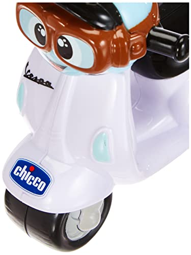 Chicco- Mini Moto Vespa, Color Blanco (Artsana Spain 9626000000)