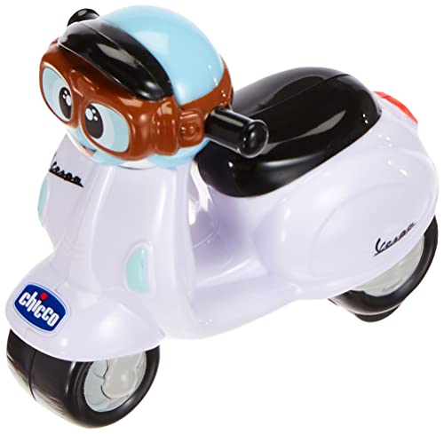 Chicco- Mini Moto Vespa, Color Blanco (Artsana Spain 9626000000)