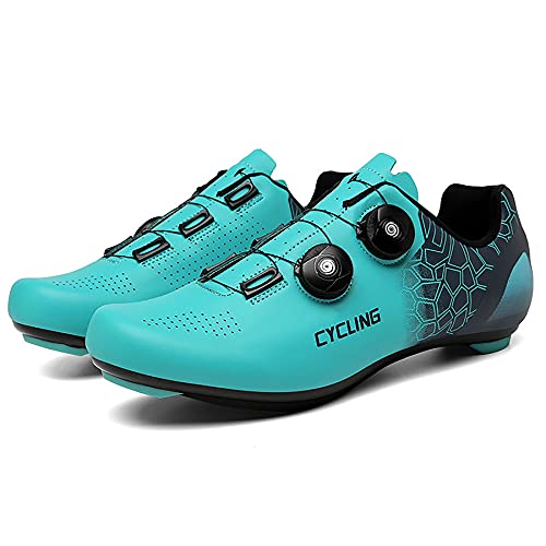 Churlin Zapatillas De Ciclismo De Carretera Y Montaña Hombre Mujer Calzado de Ciclismo y Senderismo MTB Transpirable Profesionales Compatibles con SPD