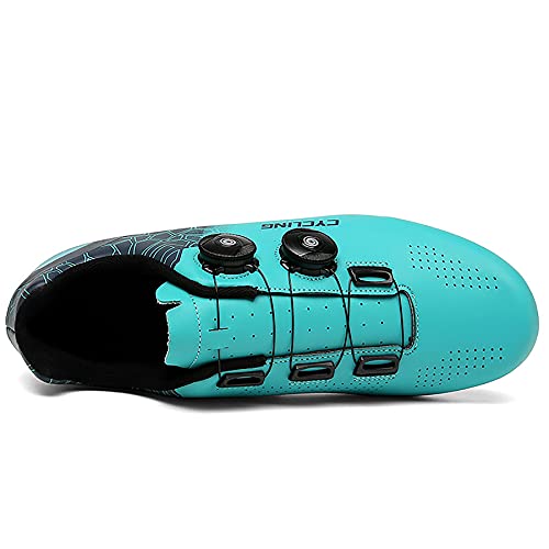 Churlin Zapatillas De Ciclismo De Carretera Y Montaña Hombre Mujer Calzado de Ciclismo y Senderismo MTB Transpirable Profesionales Compatibles con SPD