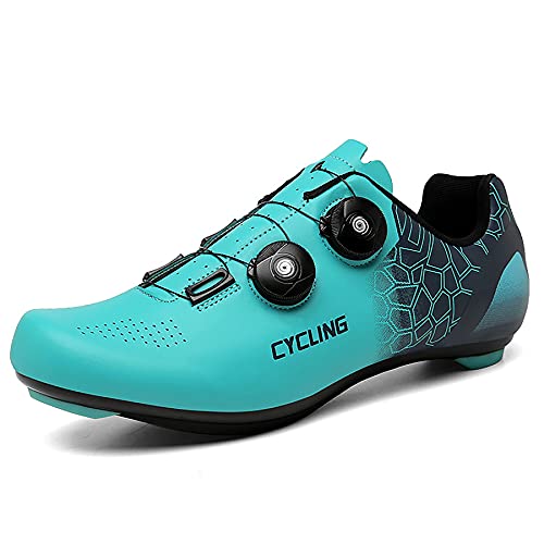 Churlin Zapatillas De Ciclismo De Carretera Y Montaña Hombre Mujer Calzado de Ciclismo y Senderismo MTB Transpirable Profesionales Compatibles con SPD