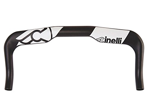Cinelli Bullhorn Manillar, Unisex Adulto, Negro, 40 cm