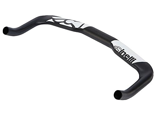 Cinelli Bullhorn Manillar, Unisex Adulto, Negro, 40 cm