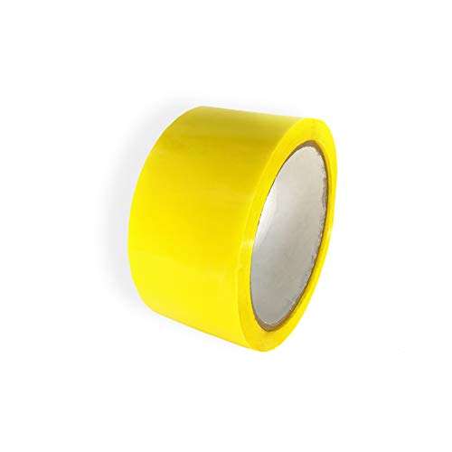 Cinta Adhesiva Amarillo, de embalaje de polipropileno de uso general, 48 mm x 66 metros