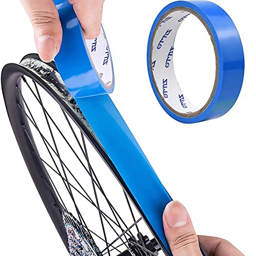 Cinta De Sellado De Tubo Interior De Vacío Tinta De Bici Azul Neumático De La Banda De La Tira De La Tira Sin Tubo Para La Rueda Del Tubo De Fibra Rueda De Montaña Bicicleta Bicicleta De La Bicicleta