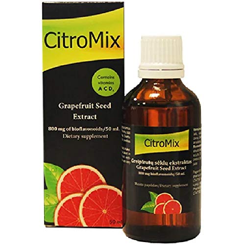 CitroMix Extracto de semilla de pomelo 50ml líquido muy alto en bioflavonoides y vitamina C natural